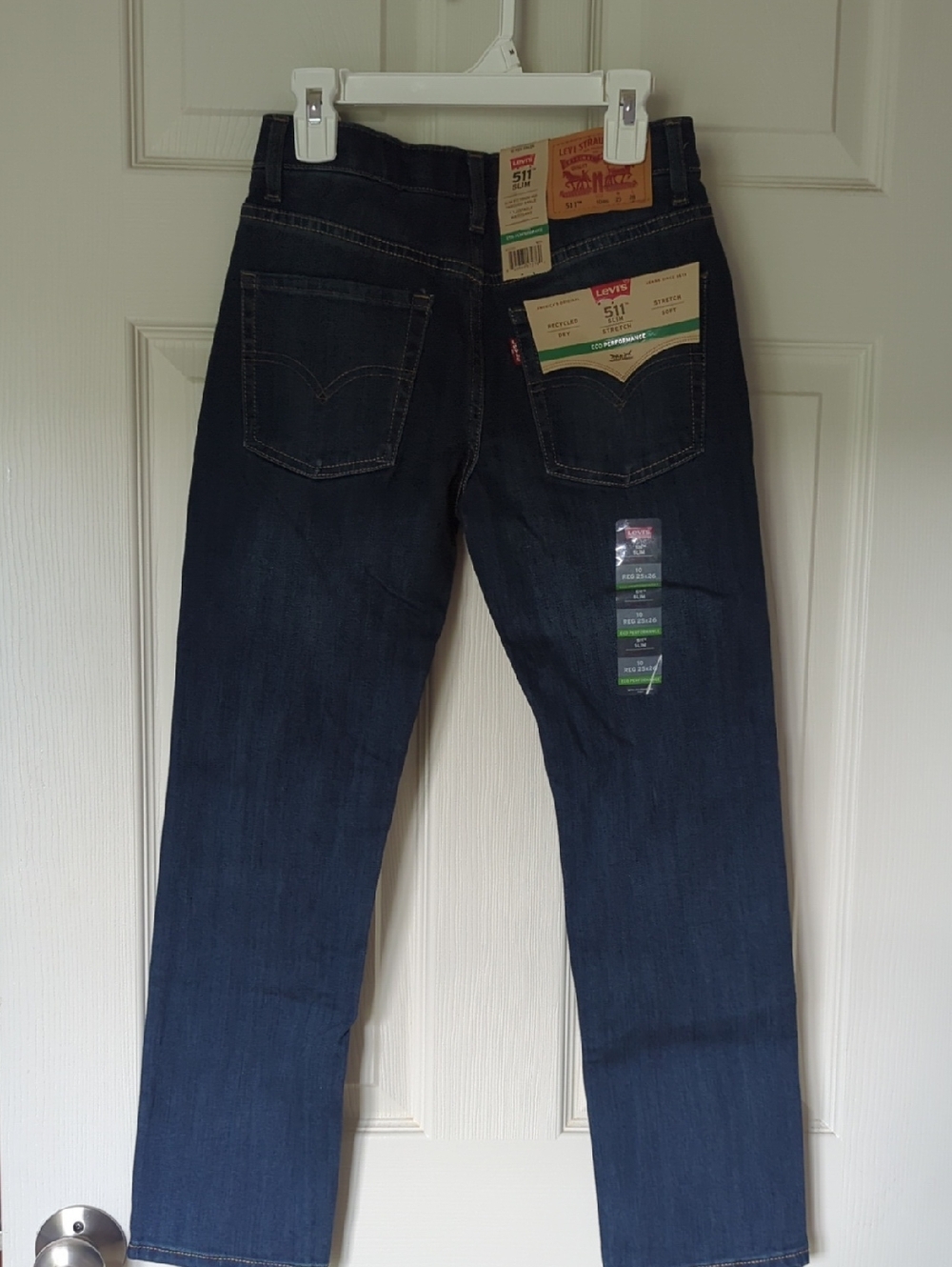 Levi's Kids Dark Blue Straight-Leg Jeans